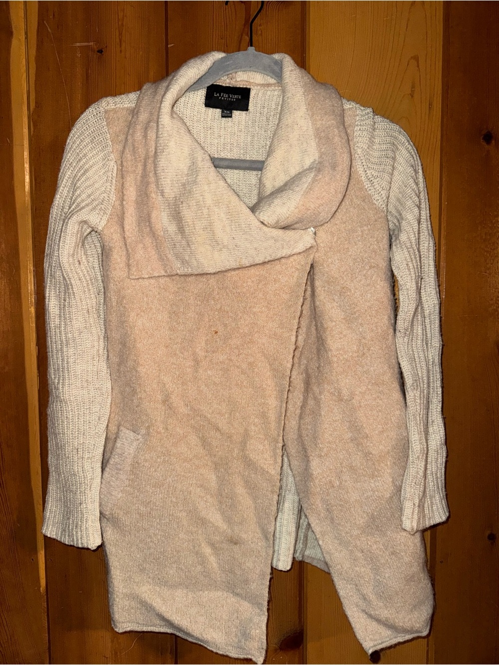 La Fée Verte Petites Draped Cardigan – XS